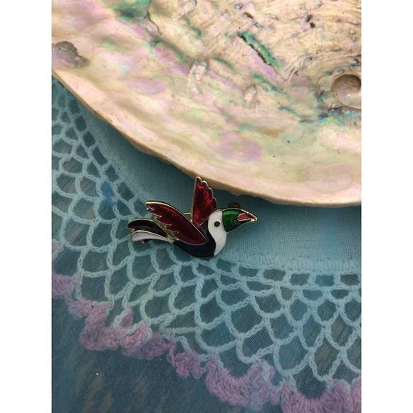 NWT Toucan Bird Brooch Pin Enameled Brooch New - Picture 12 of 12